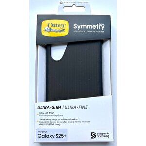 NIB Otterbox Symmetry Series Ultra Slim Galaxy S25+ Phone Case Matte Black